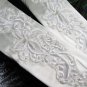 Finger-less floral satin Bridesmaid gloves;Dancer Opera Accessories;Wedding Bridal gloves#56i