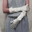 Ivory elbow cute bow Bridesmaid gloves;Dancer Opera Accessories;Wedding Bridal gloves#78i