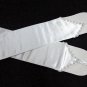 White finger-less satin Bridesmaid gloves;Dancer Opera Accessories;Wedding Bridal gloves#123