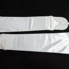 White finger-less satin Bridesmaid gloves;Dancer Opera Accessories;Wedding Bridal gloves#123