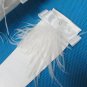 Elbow satin Ostrich Bridesmaid gloves;Dancer Opera Accessories;Wedding Bridal gloves#99W