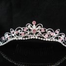 Fancy Bride Silver comb;Sweet Dancer regal;Bridal Tiara;opera Rhinestone Wedding tiara#6pk