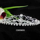 Fancy Bride Silver comb;Sweet Dancer regal;Bridal Tiara;opera Rhinestone Wedding tiara#583