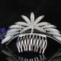 Silver Fancy Bride Alloy comb;Dancer regal;Bridal Tiara;opera Rhinestone Wedding tiara#01r