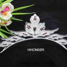 Silver Fancy Bride Alloy comb;Dancer regal;Bridal Tiara;opera Rhinestone Wedding tiara#02r