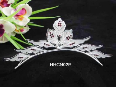 Silver Fancy Bride Alloy comb;Dancer regal;Bridal Tiara;opera Rhinestone Wedding tiara#02r