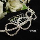 Sweet Silver Fancy Bride comb;Dancer regal;Bridal Tiara;opera Rhinestone Wedding tiara#2051