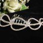 Sweet Silver Fancy Bride comb;Dancer regal;Bridal Tiara;opera Rhinestone Wedding tiara#2051