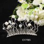 Handmade Silver Fancy Bride comb;Dancer regal;Bridal Tiara;opera Rhinestone Wedding tiara#1776