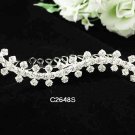 Elegance Curve Silver Bride comb;Dancer regal;Bridal Tiara;opera Rhinestone Wedding tiara#2648