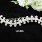 Elegance Curve Silver Bride comb;Dancer regal;Bridal Tiara;opera Rhinestone Wedding tiara#2648