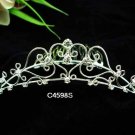 Sweetheart Silver Bridal comb;Dancer regal;Bridesmaid Tiaras;opera Rhinestone Wedding tiara#4598s