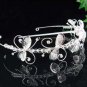 Silver Bridal Headband;Dancer regal;Bridesmaid Tiaras;opera Rhinestone Wedding tiara#4355