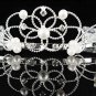 Silver Bridal Headpiece;Dancer regal;Bridesmaid Tiaras;opera Rhinestone Wedding tiara#1502