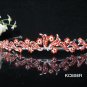 Silver Red Bridal Headpiece;Dancer regal;Bridesmaid Tiaras;opera Rhinestone Wedding tiara#608r
