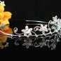 Silver Elegance Bridal Headpiece;Dancer regal;Bridesmaid Tiaras;opera Rhinestone Wedding tiara#4724