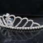 Happy Birthday 15 Silver Rhinestone tiara ;Elegance Headpiece;Dancer regal;Girls Tiaras #701