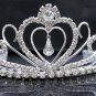 Sweet Happy Birthday 15 Silver Rhinestone tiara;Fancy Headpiece;Dancer regal;Girls Tiaras #6845
