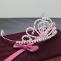 Sweet Happy Birthday 16 Silver Rhinestone tiara;Fancy Headpiece;Dancer regal;Girls Tiaras #8977