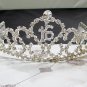 Sweet Happy Birthday 16 Silver Rhinestone tiara;Fancy Headpiece;Dancer regal;Girls Tiaras #7595