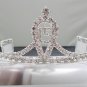 Sweet Happy Birthday 15 Silver Rhinestone tiara;Fancy Headpiece;Dancer regal;Girls Tiaras #1137