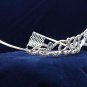Sweet Happy Birthday 15 Silver Rhinestone tiara;Fancy Headpiece;Dancer regal;Girls Tiaras #1044