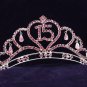 Sweet Happy Birthday 15 Silver Rhinestone tiara;Fancy Headpiece;Dancer regal;Girls Tiaras #1051p