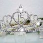 Sweet Happy Birthday 15 Silver Rhinestone tiara;Fancy Headpiece;Dancer regal;Girls Tiaras #1334