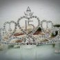 Sweet Happy Birthday 15 Silver Rhinestone tiara;Fancy Headpiece;Dancer regal;Girls Tiaras #1334