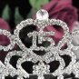 Sweet Happy Birthday 15 Silver Rhinestone tiara;Fancy Headpiece;Dancer regal;Girls Tiaras #1004