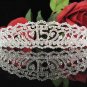 Sweet Happy Birthday 15 Silver Rhinestone tiara;Fancy Headpiece;Dancer regal;Girls Tiaras #1009