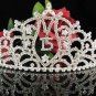 Huge Sweet Happy Birthday 15 Silver Rhinestone tiara;Fancy Headpiece;Dancer regal;Girls Tiaras #1014