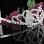 Sweetheart Happy Birthday 16 Silver Rhinestone tiara;Fancy Headpiece;Dancer regal;Girls Tiaras #1019