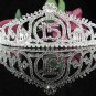 Sweetheart Happy Birthday 15 Silver Rhinestone tiara;Fancy Headpiece;Dancer regal;Girls Tiaras #1022