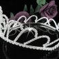 Round Sweet Happy Birthday 15 Silver Rhinestone tiara; Headpiece;Dancer regal;Girls Tiaras #1060