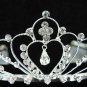 Sweet Silver Bridal Headpiece;Dancer regal;Bridesmaid Tiaras;opera Rhinestone Wedding tiara#960