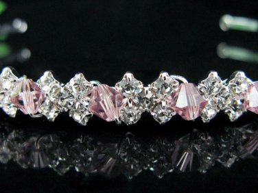 Silver Bridal Headband; Dancer regal;Bridesmaid Tiaras;opera Rhinestone Wedding tiara#4055pu