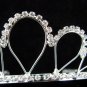 Silver Bridal Headpiece; Dancer regal;Bridesmaid Tiaras;opera Rhinestone Wedding tiara#2418