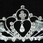 Sweet Silver Bridal Headpiece; Dancer regal;Bridesmaid Tiaras;opera Rhinestone Wedding tiara#960