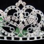 Wedding Headpiece;Elegance Dancer Opera regal;Bridesmaid Tiaras;Silver Rhinestone Bridal tiara#493