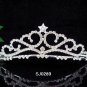 Bridal Headband;Elegance Dancer Opera regal;Bridesmaid Tiaras;Silver Rhinestone Wedding tiara#289