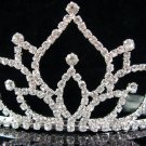 Bridal Headband;Elegance Dancer Opera regal;Bridesmaid Tiaras;Silver Rhinestone Wedding tiara#604