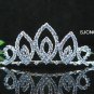 Bridal Headband;Elegance Dancer Opera regal;Bridesmaid Tiaras;Silver Rhinestone Wedding tiara#76b
