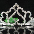 Wedding Headpiece;Elegance Dancer Opera regal;Bridesmaid Tiaras;Silver Rhinestone Bridal tiara#1107