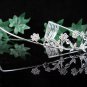 Wedding Tiara;Elegance Dancer Opera regal;Bridesmaid Tiaras;Silver Rhinestone Bridal tiara#531
