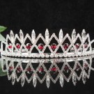 Wedding Tiara;Elegance Dancer Opera regal;Bridesmaid Tiaras;Silver Rhinestone Bridal tiara#1432