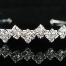Wedding Headband;Elegance Dancer Opera regal;Bridesmaid Tiaras;Silver Rhinestone Bridal tiara#416