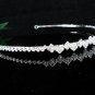 Wedding Headband;Elegance Dancer Opera regal;Bridesmaid Tiaras;Silver Rhinestone Bridal tiara#416