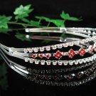 Wedding Headband;Elegance Dancer Opera regal;Bridesmaid Tiaras;Silver Rhinestone Bridal tiara#1277