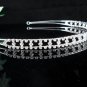 Wedding Headband;Elegance Dancer Opera regal;Bridesmaid Tiaras;Silver Rhinestone Bridal tiara#1444